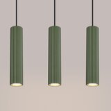 Sollux Lighting Sollux SL.1613 - Luster na sajli KARBON 3xGU10/10W/230V zelena | Eponuda.com