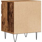 vidaXL Noćni ormarić boja staro drvo 40x35x50 cm konstruiranog drva | shoptok.hr