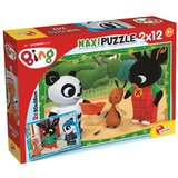 Lisciani BING maxi puzzle 2x12 kom, Bing i prijatelji 81226 | shoptok.hr