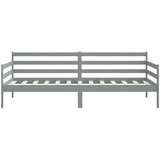  Dnevni ležaj od masivne borovine sivi 90 x 200 cm | shoptok.hr