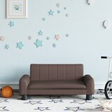 vidaXL Otroški kavč rjav 70x45x30 cm umetno usnje Cene
