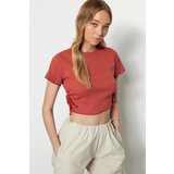 Trendyol Blouse - Red - Fitted Cene
