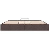 vidaXL Otomanski posteljni okvir brez vzmetnice temno rjava 180x200 cm | Shoptok.si