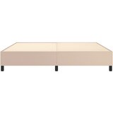  Okvir za krevet s oprugom boja cappuccina 200x200 cm od umjetne kože | shoptok.hr