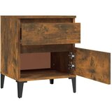  Noćni ormarići 2 kom boja dimljenog hrasta 40x35x50 cm | shoptok.hr