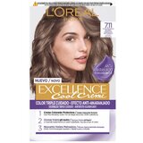L´Oréal Paris Excellence Cool Creme 7.11-Intense Ash Blonde Permanent Dye 192 ml, (21334664) | Shoptok.si
