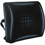 Jastuk za leđa Crna Pjena za pamćenje 35,5 x 30 x 12 cm | shoptok.hr