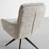 Bessagi Home naslanjač laurin, rjavosiva, vrtljiv | Shoptok.si