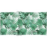 vidaXL jastuci za stolice Ostalo 2 pcs Uzorak lišća 100 x 50 x 3 cm | shoptok.hr