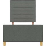  Krevet Siva 100x200 cm Tkanina | shoptok.hr