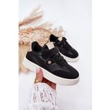 Boto Sports Shoes Sneakers Girls With Velcro Black Zarina Cene