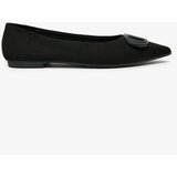 Resti Black women's pointed-toe ballerinas with embellishment on the nose Tidita | Shoptok.si