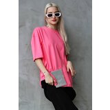 Madmext t-shirt - pink - oversize Cene