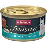  Varčno pakiranje animonda Vom Feinsten Adult 24 x 85 g - Piščanec in tuna | shoptok.hr