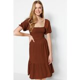 Trendyol Dress - Brown - Skater Cijene