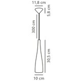 Nordlux visilica na sajli EMBLA 1xE27/40W/230V dimljeno/crno | Eponuda.com