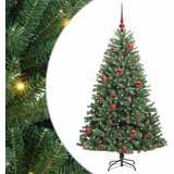  Umjetno božićno drvce s nogom Zelena 150 cm PVC i metal | shoptok.hr