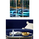 Wallity MDF115526329 multicolor decorative mdf painting (3 pieces) | ePonuda.com