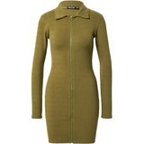 Nasty Gal Obleka oliva | Shoptok.si