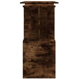  Kutni radni stol boja hrasta 200 x 50 x 76 cm konstruirano drvo Smeđa | shoptok.hr