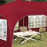  Zložljivi šotor za zabave 575 x 288 x 245 cm Burgundija, (5000248718) | Shoptok.si