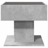  Stolić za kavu LED siva boja betona 50x50x45 cm drveni | shoptok.hr