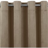  Curtain VILA color beige style classic silver silver metal eyelets velvet 400x270 HOMEDE | shoptok.hr