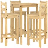  The Living Store Barska garnitura 5-delna trdna borovina - Barska Garnitura, (21448098) | Shoptok.si