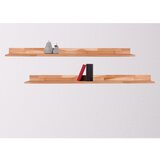 Interia Home & Living Polica za slike iz hrastovega lesa v naravni barvi 120 cm Kalle - | Shoptok.si