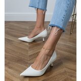 D/CEO White classic low heel pumps Jutas | shoptok.hr