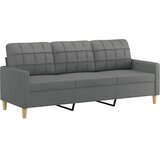 Trosjed s ukrasnim jastucima tamnosivi 180 cm od tkanine | shoptok.hr