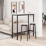  Stol Bijelo 100 x 40 x 101 cm Inženjerska drva i čelik | shoptok.hr