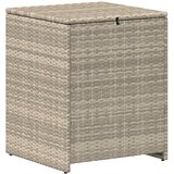  Set sofe 7 pcs Svijetlo siva i tamno siva Poli Rattan i čelik | shoptok.hr