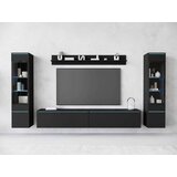 Livetastic Dnevni Regal Vera, Črna, 4-Delno, Led | Shoptok.si