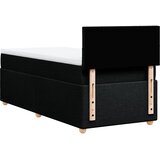  Box spring krevet s madracem crni 90x190 cm od tkanine | shoptok.hr