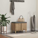  Klupa za cipele s jastučićem Hrast artisan 60 x 38 x 46 cm | shoptok.hr