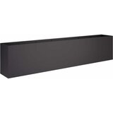  Vrtna saksija Crna 280 x 40 x 60 cm Čelična vrata | shoptok.hr