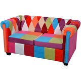 vidaXL Chesterfield kavč dvosed iz blaga Cene
