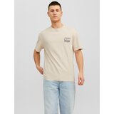 Jack & Jones Majica 'AMUSEMENT' bež / modra / rumena / rdeča | Shoptok.si