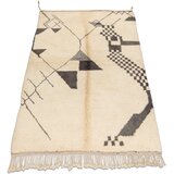 RugsX Preproge BERBER preproga MR1801 Beni Mrirt ročno tkana 150x240 cm Bež | Shoptok.si