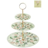 Posuda za Voće DKD Home Decor Zelena Bež Metal Porculan tradicionalan 27 x 27 x 34 cm | shoptok.hr