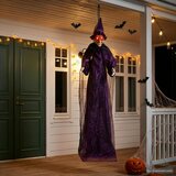  Hanging Halloween Talking Witch Ljubičasta 216 x 125 cm Cijene