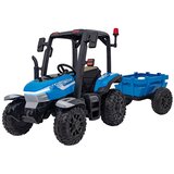  Dječji traktor na akumulator BLAST s prikolicom, plavi | shoptok.hr