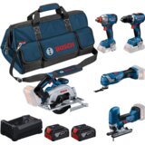 Bosch Akumulatorski set GSR 18V-65 + GDX 18V-285 + GKS 18V-57-2 + GOP 18V-34 + GST 18V-125 S + 2 x 5,0Ah + torba 0615A500BV | Eponuda.com