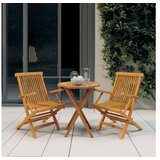  3-dijelni vrtni blagovaonski set od masivne tikovine | shoptok.hr