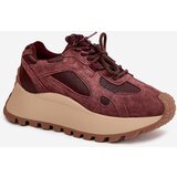 Big Star Leather Platform Sneakers Women's | Shoptok.si