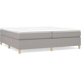  Box spring posteljni okvir svetlo siv 200x200 cm blago, (20735073) | Shoptok.si