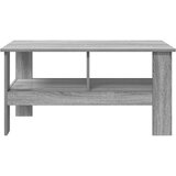  Klubska miza Siva Sonoma 90 x 50 x 45 cm Konstruiran les, (5000120455) | Shoptok.si