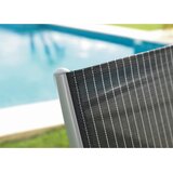 Ambia Garden ZLOŽLJIV VRTNI SEDEŽ aluminij črna, srebrne barve, bela | Shoptok.si