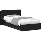  Okvir kreveta s pohranom Crna 75 x 190 cm Konstruirano drvo | shoptok.hr
